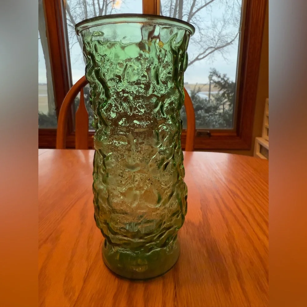 Vintage Green E.O. Brody Vase